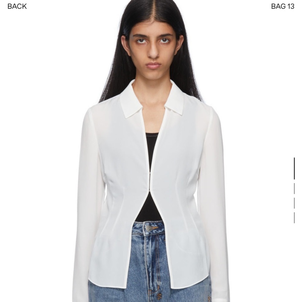 Ksubi white charmed blouse